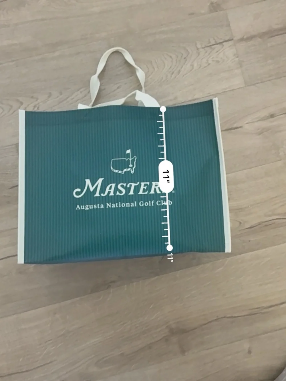 Masters 2024 Limited Edition Exclusive Green Golf Reusable Tote Gift Bag